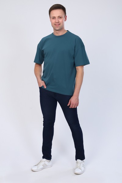 Мужская футболка 80012 НТ сине-зеленый Мужская футболка 80012 НТ сине-зеленый